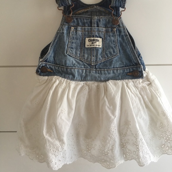 OshKosh Denim Overall Dress | 18 Mos - Picture 5 of 5
